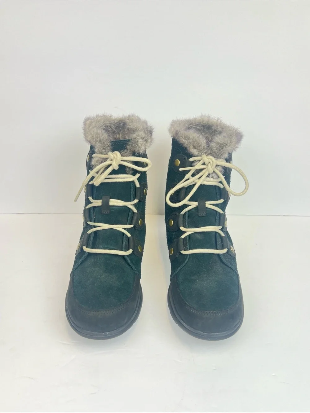SOREL Explorer Joan Black/Dark Stone Winter Boots Women’s Size 9